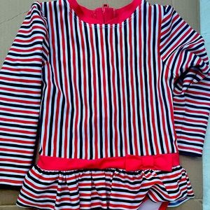 Toddler rash guard swimsuit